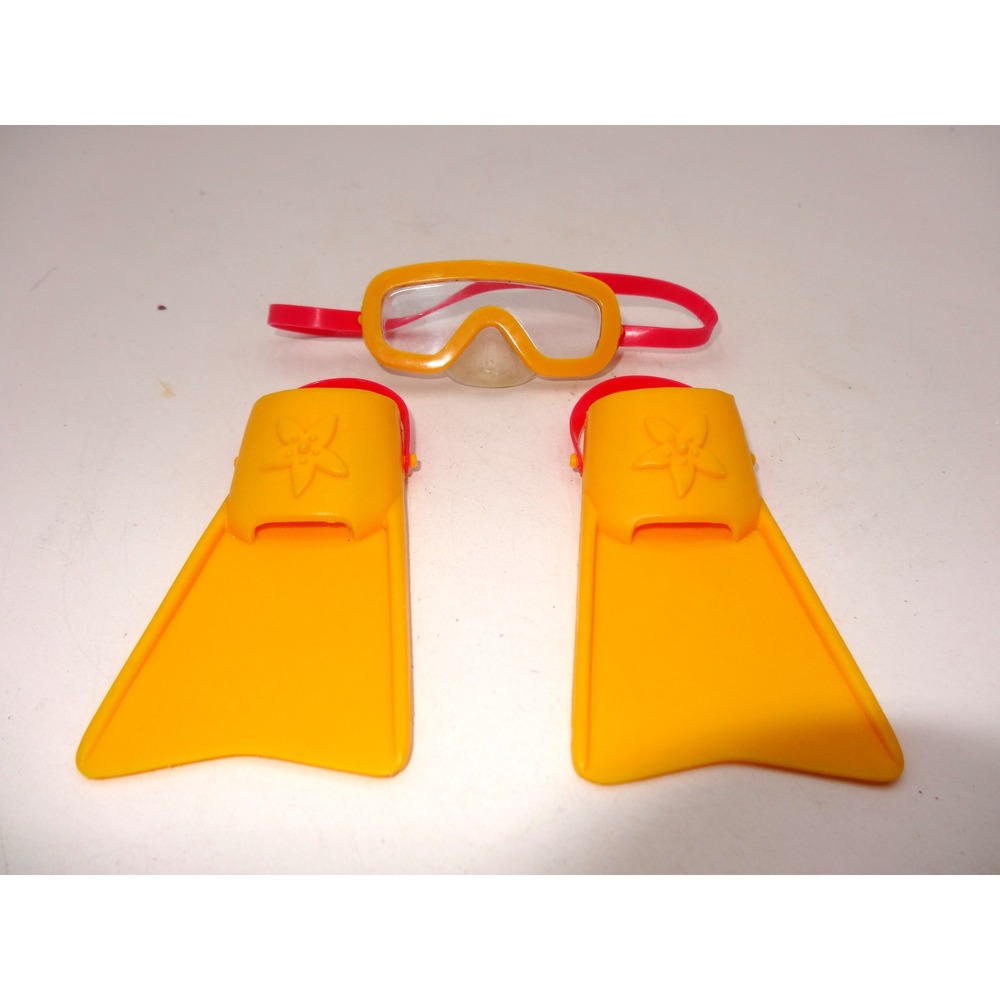 American Girl Of Today Pleasant Company Swim Set Fins Flippers Mask